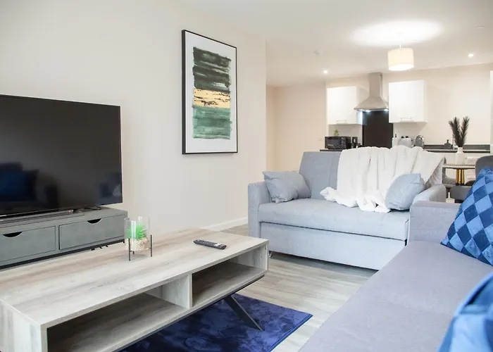 Modern 2bd In דירה מנצ'סטר