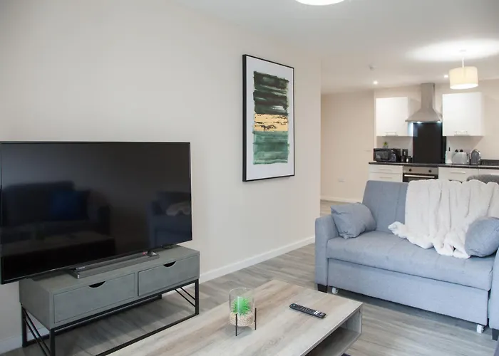 Modern 2bd In 아파트 맨체스터