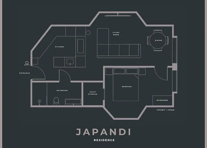 Japandi By The Heim Residences Apartmán
