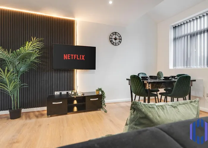 Apartament Sophisticated & Stylish Flat Near Airport - Sleeps 9 Manchester
