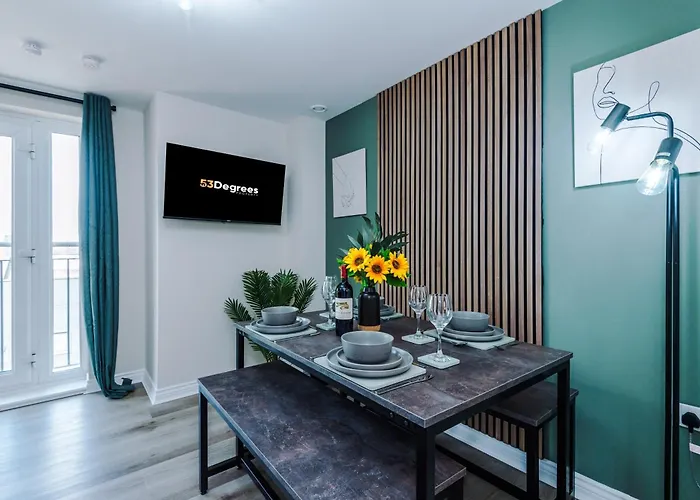 Apartamento New! Stylish 2-bed In By 53 Degrees Property, Great Location - Sleeps 6!