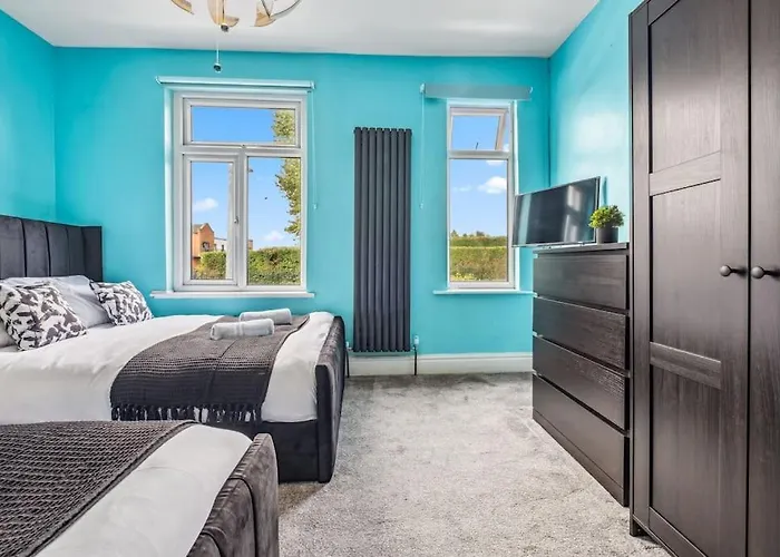 펜션 Large 3bdr House By Vista Short Lets & Serviced Glasgow With Pool Table & Free Wifi