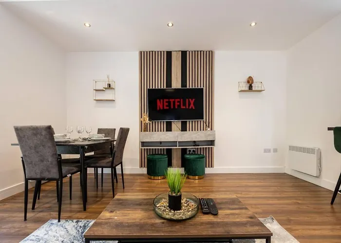 Luxury 2br In Chorlton, Free Parking Apartamento