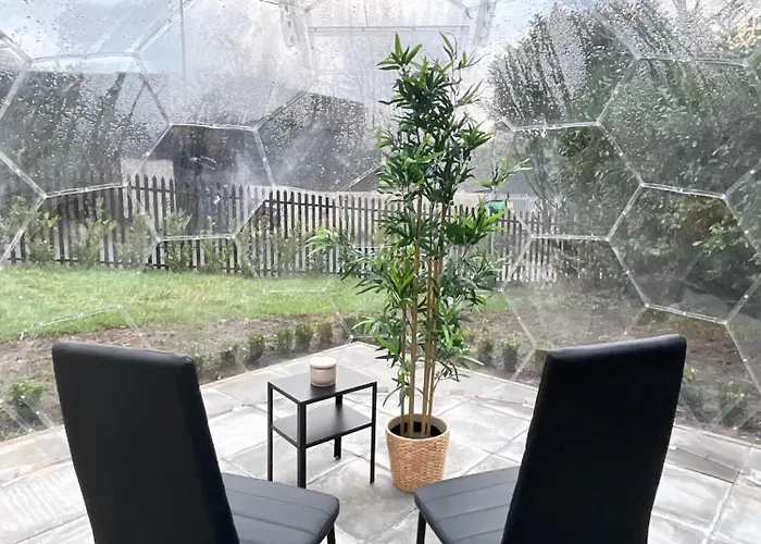 Private Garden With Geodome Manchester