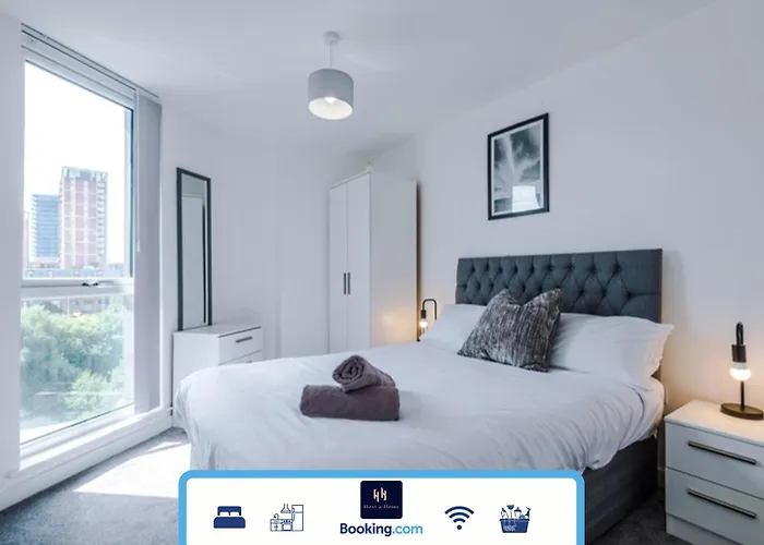 Apartament Modern 1 Bed With Balcony By Host A Manchester