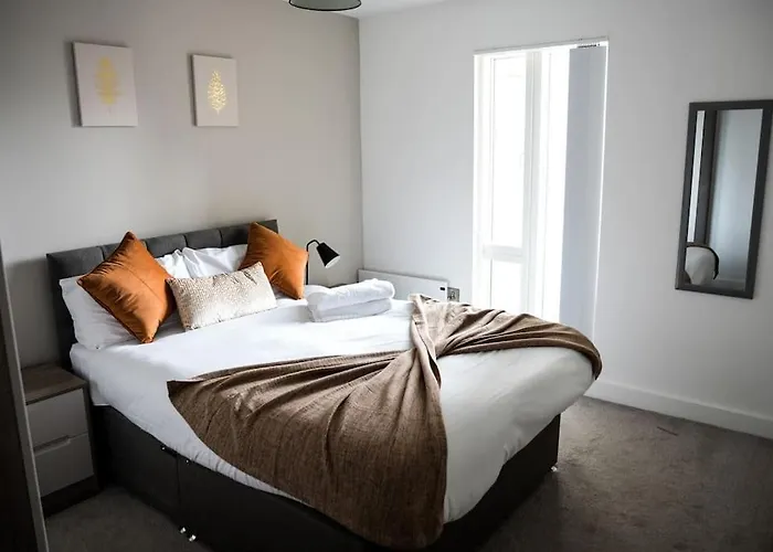 아파트 Modern 2 Bedroom - Centre - Parking 맨체스터