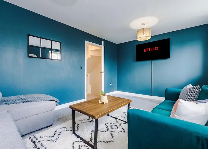 Dom wakacyjny R&r - Modern Townhouse Near Etihad & Centre Manchester