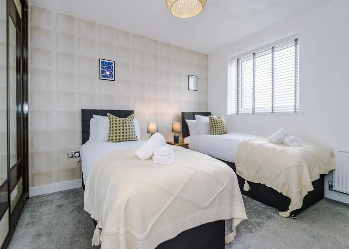 Dom wakacyjny R&r - Modern Townhouse Near Etihad & Centre Manchester