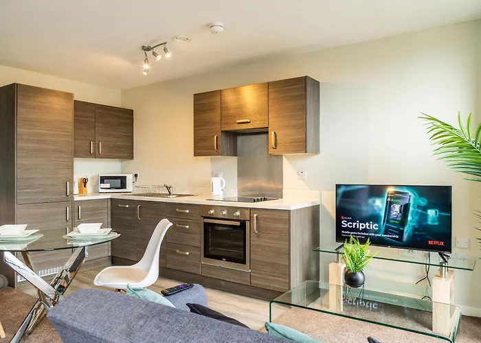 아파트 Spacious Studio, Centre , Salford *