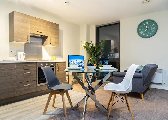 아파트 Spacious Studio, Centre , Salford 맨체스터