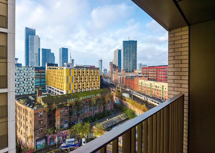 아파트 Sleek In By 53 Degrees Property, Ideal For Couples, Amazing Location! 맨체스터