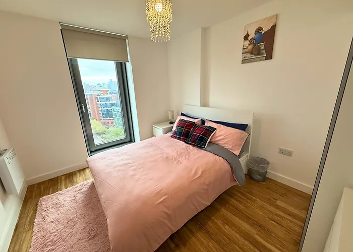 Mediacity One Bedroom Skyline Flat 아파트 맨체스터
