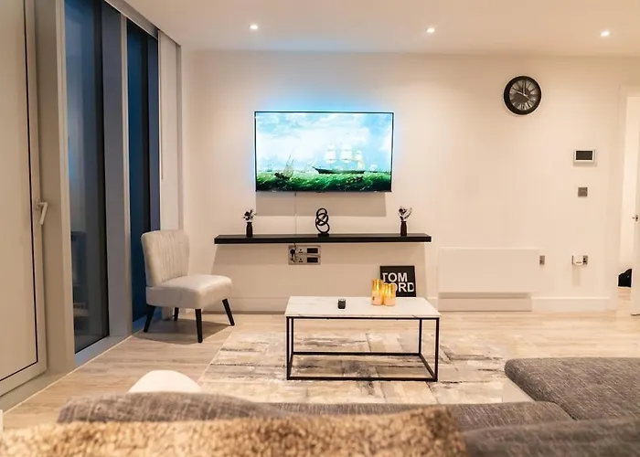 아파트 Luxury 2 Bed Penthouse With Stunning Views In Centre 맨체스터