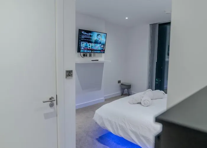 Luxury 2 Bed Penthouse With Stunning Views In Centre * 맨체스터