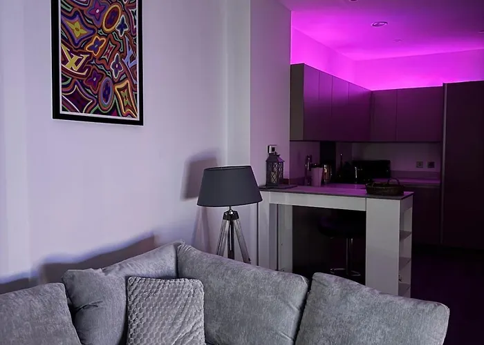 Luxury Modern Balcony Apartmán Manchester