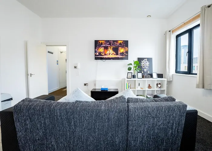 Appartamento Quay House - Salford - 2bdr Sleeps 7, Spacious & Quiet - Free Parking - Close To Centre, United & The Lowry *