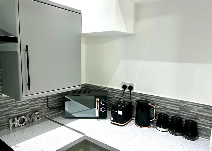 Apartmán Stylish Spacious 1bd Apt-kingbed-10min Heaton Park Manchester