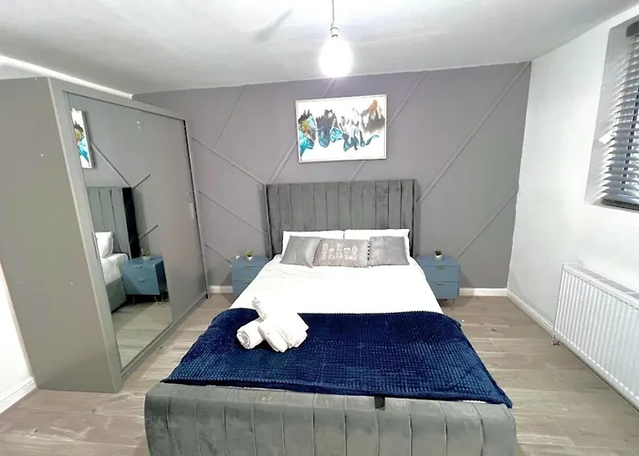 Stylish Spacious 1bd Apt-kingbed-10min Heaton Park Manchester