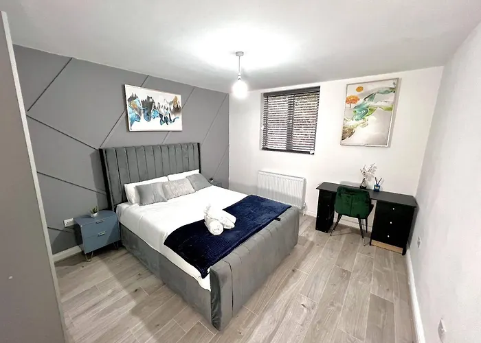 Apartament Stylish Spacious 1bd Apt-kingbed-10min Heaton Park Manchester