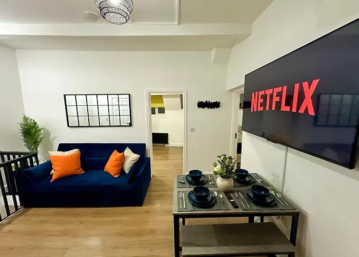 Stylish Old Trafford 2br Apartment, Free Parking, Near Stadium & Centre Daire Manchester