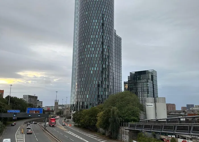 Lägenhet Ahg Luxury Tower Suite - Stunning City Views At Central Manchester Manchester