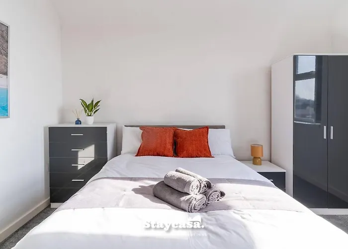 Apartman Casa Cove 2f Flat Free Parking - 5min To Hospital Manchester