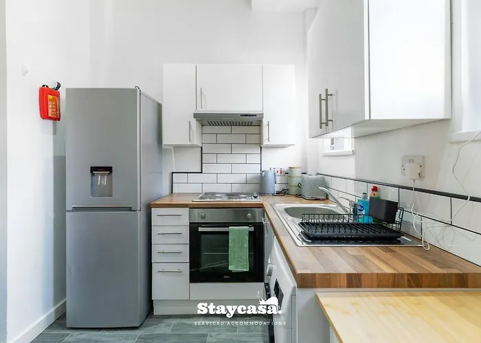 Apartament Casa Cove 2f Flat Free Parking - 5min To Hospital Manchester