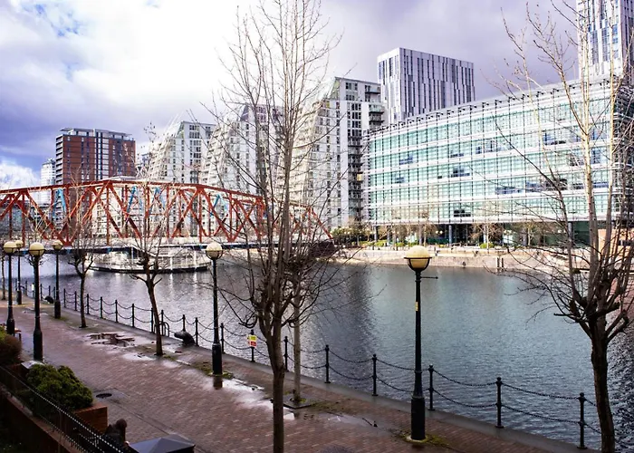 Great 2bed In Salford Quays With Water View Apartmán *