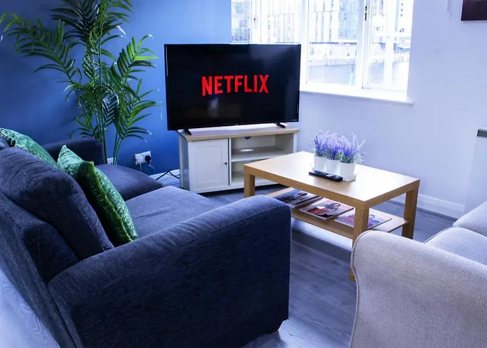 Great 2bed In Salford Quays With Water View 맨체스터