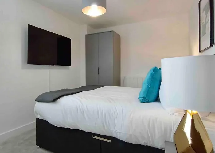 아파트 Luxury 2 Bed 2 Bath Flat Near Old Trafford