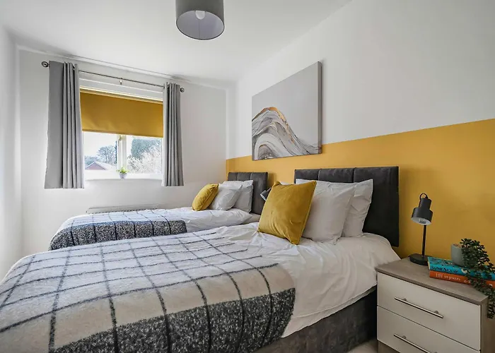 Stylish 2br Near Mcr Airport Appartement *