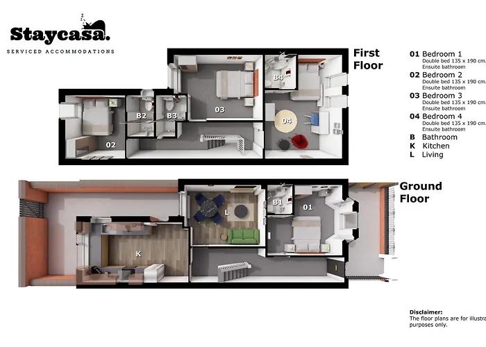 Konukevi Ashfield Co-living - Private Self-cater 3*