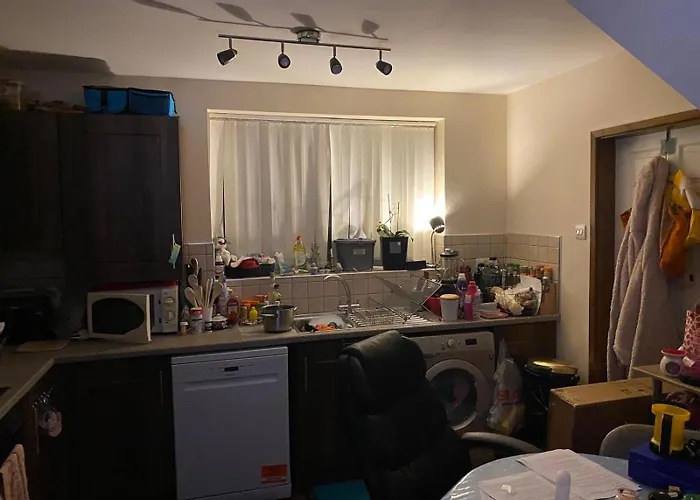 Quarto em Acomodações Particulares Comfortable Cat-friendly With Garden & Parking Manchester