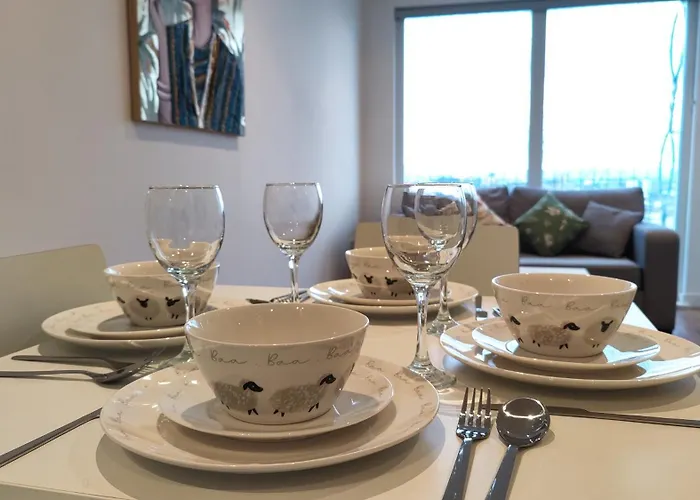 아파트 Modern & Cosy With Balcony, Near Media Centre & Old Trafford Stadium 맨체스터