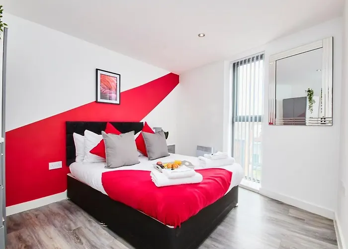 Spacious Apartment, Free Parking, Near Centre By Hass Haus * 맨체스터