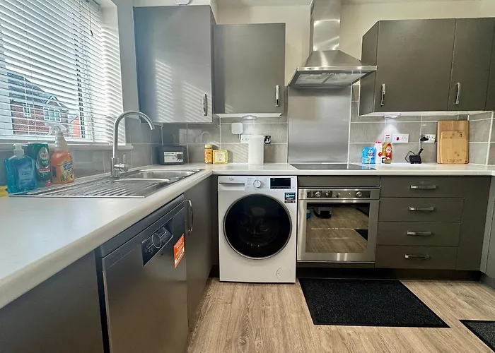 Lapford Luxe - Stylish 3bdr By Etihad And Coop Live Semesterbostad Manchester