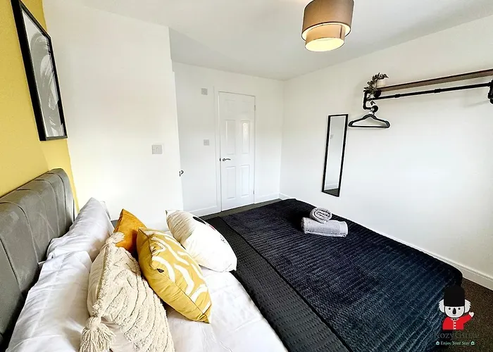 Appartement Kozy Salford 4br 9ppl 5 Mins To Centre Manchester