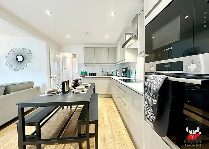 Appartement Kozy Salford 4br 9ppl 5 Mins To Centre Manchester