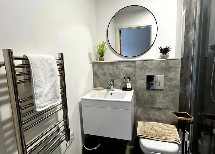 Chic 2-bed Flat - Coop Live & Ethiad דירה מנצ'סטר