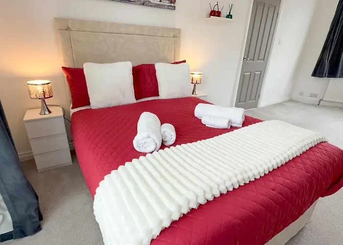 Lejlighed Contractor Stays, Fast Wifi, Free Parking, Work Manchester