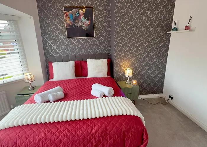 Lejlighed Contractor Stays, Fast Wifi, Free Parking, Work Manchester