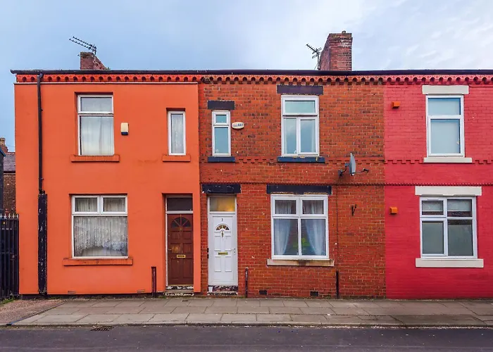 Daire Stunning 3bedroom Home, Game Room, Free Parking, Fully Stocked, Sleeps 8 Manchester