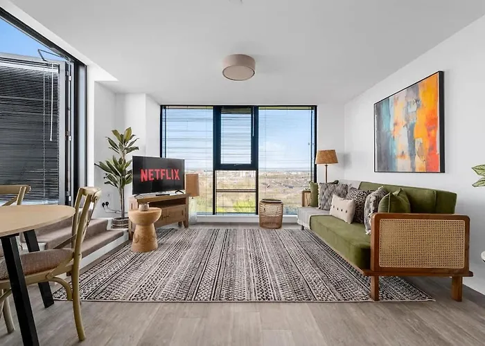 Lejlighed Rooftop Flat Stunning View By Superhost Manchester