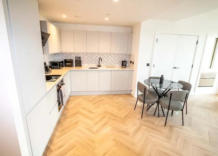 아파트 Modern And Sleek 2 Bed Flat In 맨체스터