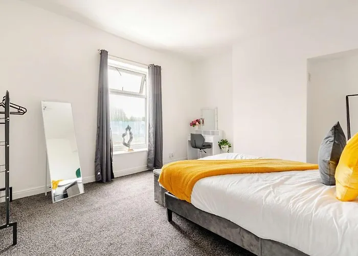 아파트 2 Min Walk Etihad Stadium & Coop Arena - 3br, Free Parking 맨체스터