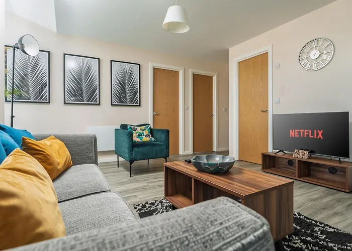 With 2 Parking Spaces! Apartmán Manchester