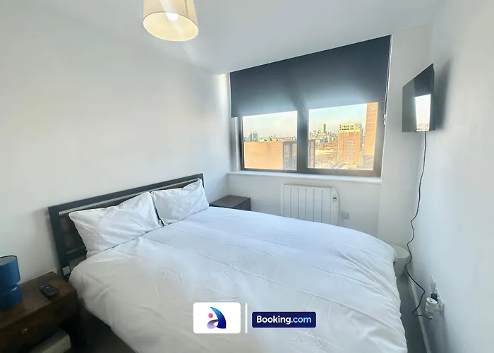 Modern By Avalora Short Lets & Serviced Old Trafford With Free Parking, Mcr Stadium - Ua92 Appartement *