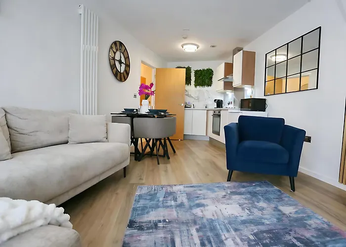 Apartamento Prime Location 2-bed By Co-op Live & Ethihad - Pass The Keys Mánchester