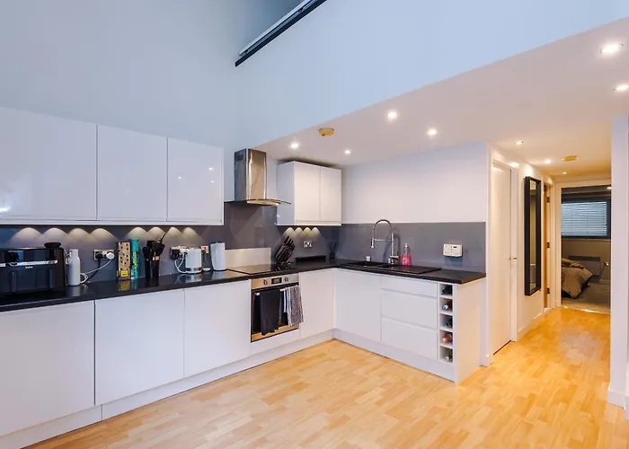 아파트 Stunning Duplex In Manchester, Workspace For Professionals 맨체스터