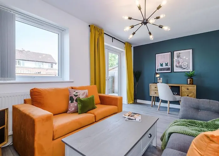 Stunning 3-bdrm House In Manchester-modern&comfort Apartamento